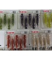 FANATIK Larva-4.5 SILICONE FISHING LURES BAITS AROMA JIG EATABLE SOFT