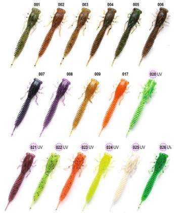 FANATIK X-LARVA 2.0 SILIKON ANGELKÖDER BAITS AROMA JIG ESSEN SOFT