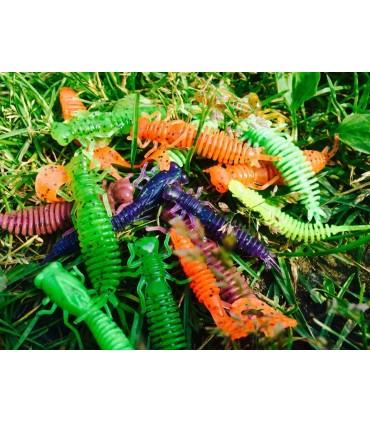 FANATIK X-LARVA 2.0 SILIKON ANGELKÖDER BAITS AROMA JIG ESSEN SOFT