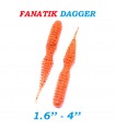 FANATIK DAGGER 1.6 LEURRES DE PÊCHE EN SILICONE APPÂTS AROMA JIG EATABLE SOFT