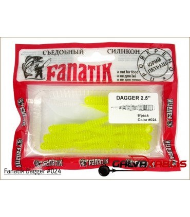 FANATIK Dagger 4.0 SILICONE FISHING LURES BAITS AROMA JIG EATABLE SOFT