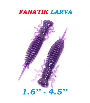 FANATIK Larva-1.6 LEURRES DE PÊCHE EN SILICONE APPÂTS AROMA JIG EATABLE SOFT