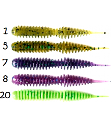 FANATIK DAGGER 3.2 SEÑUELOS DE SILICONA PARA PESCA CEBOS AROMA JIG EATABLE SOFT