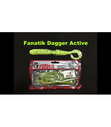 FANATIK DAGGER ACTIVE 3.0 SILICONE LEURRES DE PÊCHE APPÂTS AROMA JIG EATABLE SOFT