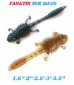 FANATIK MIK MAUS 1.6 ESCHE DA PESCA IN SILICONE BAITS AROMA JIG EATABLE SOFT