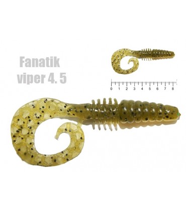 FANATIK VIPER 4.5 SILIKON ANGELKÖDER BAITS AROMA JIG ESSEN SOFT
