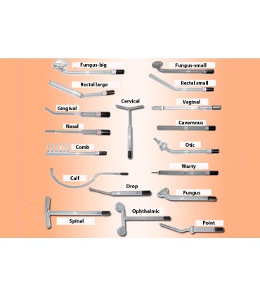 ELECTRODE (NOZZLE) FOR DARSONVAL dorsal, cervical XL