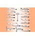 Large set of electrodes for darsonval 22 pcs
