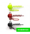 5gr Corkscrew Two Loops Jig Heads Screw Fishing Lures (2 pezzi per confezione)