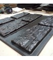 Mark - ABS Plastic Press Mold Bricks Wall Stone Art Design Decor