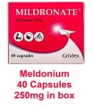Mildronate hard capsules 250 mg, 40 pcs.