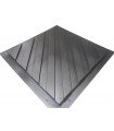 Diagonal - Molde de prensa de plástico ABS Paneles 3d Decoración de diseño de arte de piedra de pared