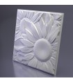 Sunflowers - Molde de prensa de plástico ABS Paneles 3d Decoración de diseño de arte de piedra de pared