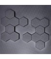 Honeycomb straight - ABS Kunststoff Pressform 3D Panels Wand Stein Kunst Design Dekor
