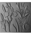 Iris - ABS Kunststoff Pressform 3D Panels Wand Stein Kunst Design Dekor