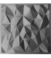 Crystals - ABS Kunststoff Pressform 3D Panels Wand Stein Kunst Design Dekor