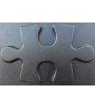 Puzzle - Molde de prensa de plástico ABS Paneles 3d Decoración de diseño de arte de piedra de pared