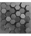 Honeycomb - Molde de prensa de plástico ABS Paneles 3d Decoración de diseño de arte de piedra de pared