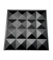 Aura - Molde de prensa de plástico ABS Paneles 3d Decoración de diseño de arte de piedra de pared