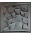 Shell-B - Molde de prensa de plástico ABS Paneles 3d Decoración de diseño de arte de piedra de pared